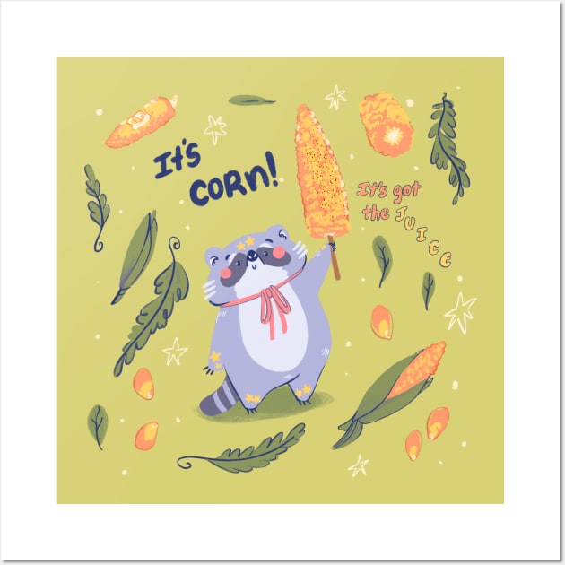 It's corn! Wall Art by The Moonborn